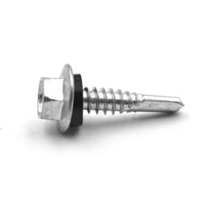 Hex Flange Head Self Drilling Screws - With Washer - Wzp